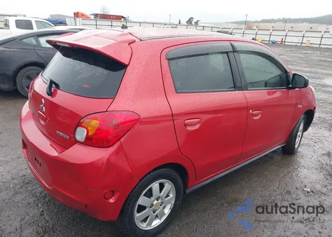 2015 Mitsubishi Mirage Es/Rf z USA, uszkodzony, nr VIN ML32A4HJ6FH039716